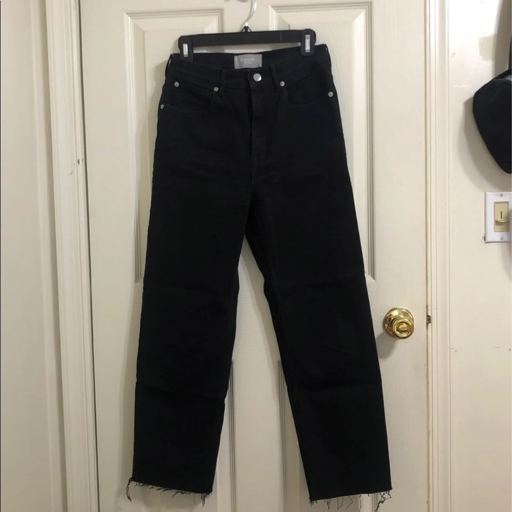 Everlane way high jeans black